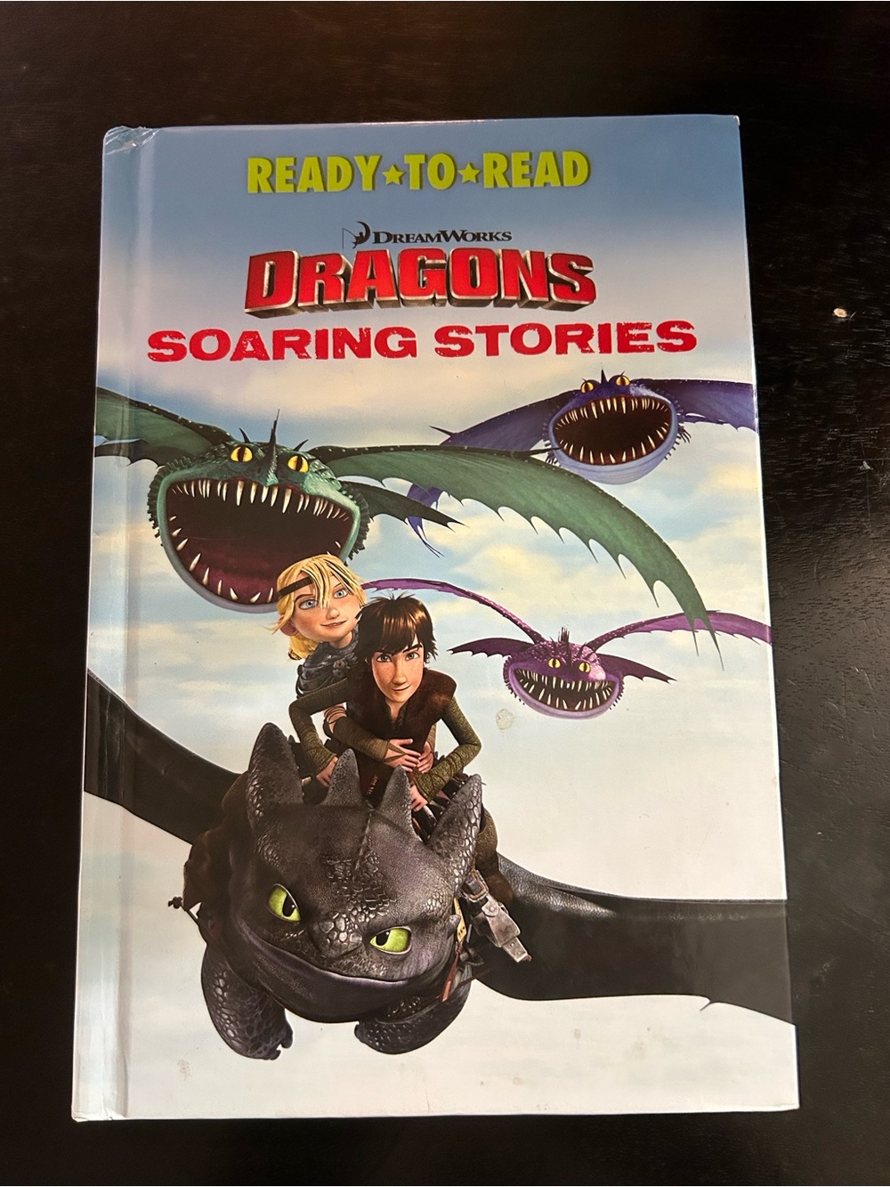 DreamWorks Dragons Hardcover - Black, Green, Purple, Red Accents